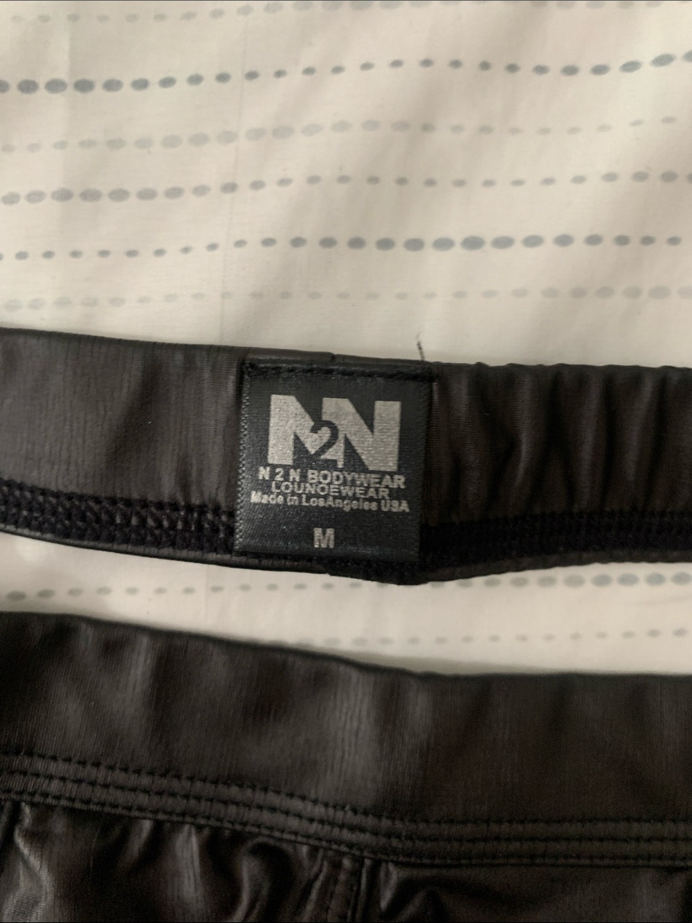 N2N Bodywear Black Men's jockstrap - Picture 2 of 2